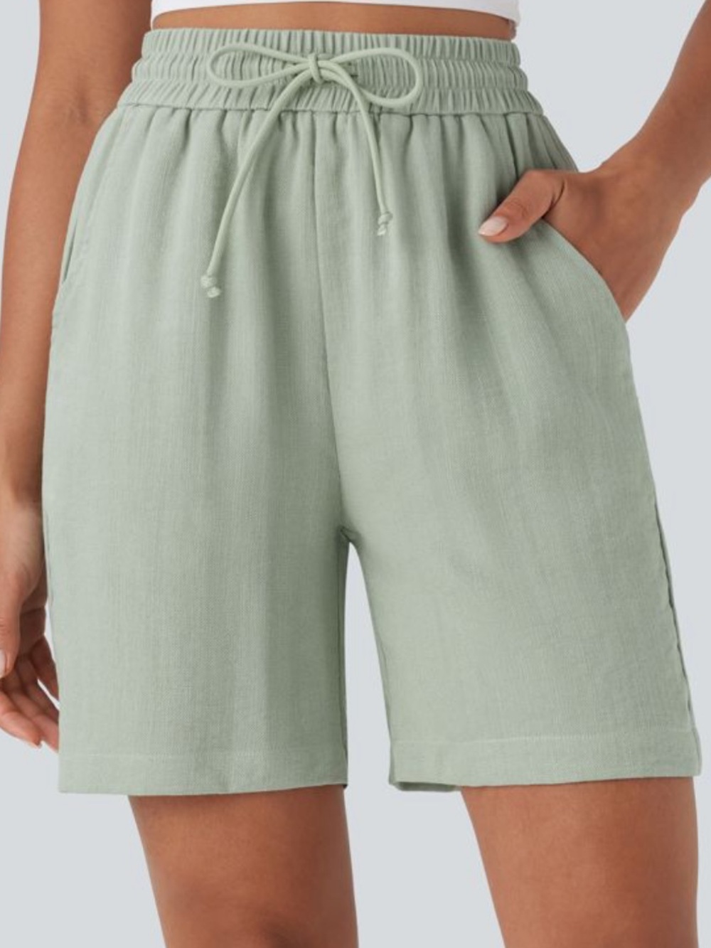 New  HALARA high waist draw string shorts - Picture 3 of 8